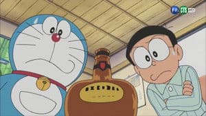 Nobita`s Town Becomes a Snowy Mountain
